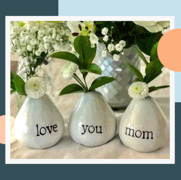 love you mom vases for flowers, personalized casserole pan, sunflora picnic backpack, atreyu tutu and the magical dragon