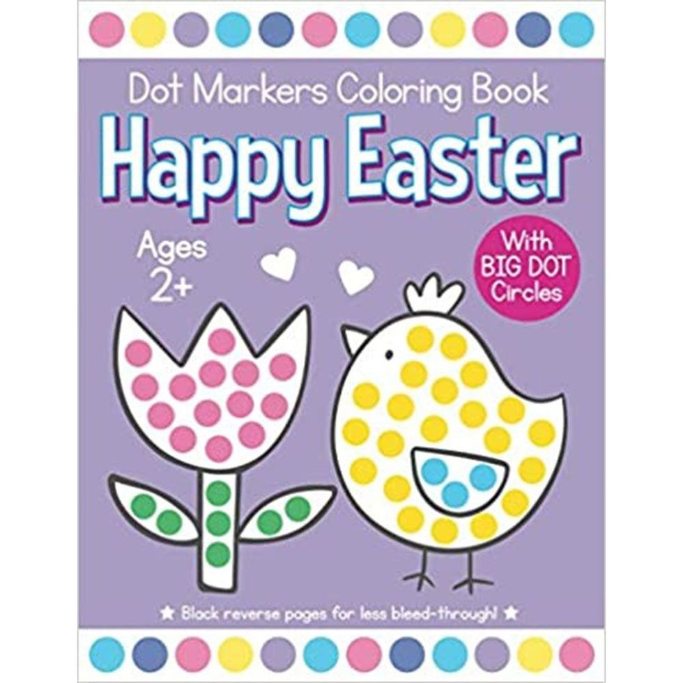 Happy Easter Dot Markers Coloring Book 
