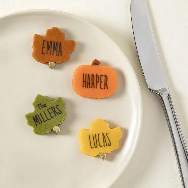 Fall Feast Edible Place Holders