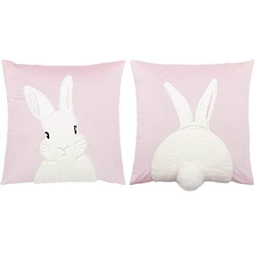 Bunny Decorative Pillow Covers (Pack of 2) 